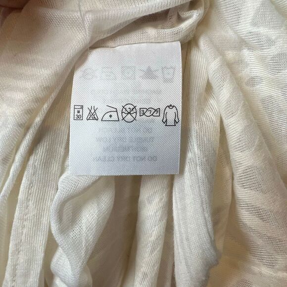 Tavik Swimwear White Sheer Palm Leaf Maxi Cover-Up Dress Size S M (045) - Picture 15 of 16